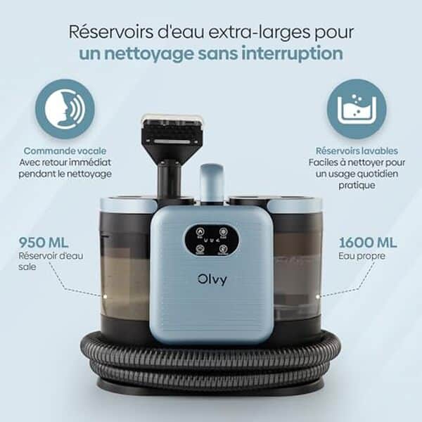 Découvrez notre test détaillé de l'aspirateur Olvy PRO 1650W : performances, fonctionnalités et avis sur ce nettoyeur injecteur-extracteur vapeur haute puissance.