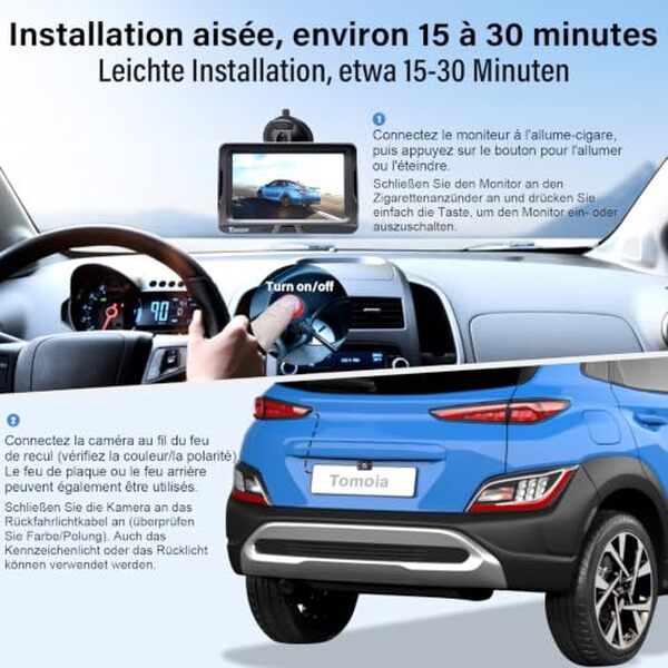 Découvrez notre test complet de la caméra de recul sans fil HD Tomoia T2 : performance, installation, prix et avis pour bien choisir votre équipement de recul automobile.