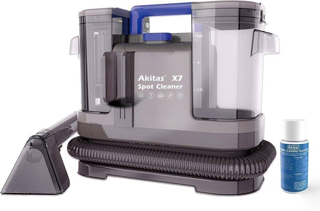 Test Akitas X7 600W : shampouineuse canapé puissante et autonome