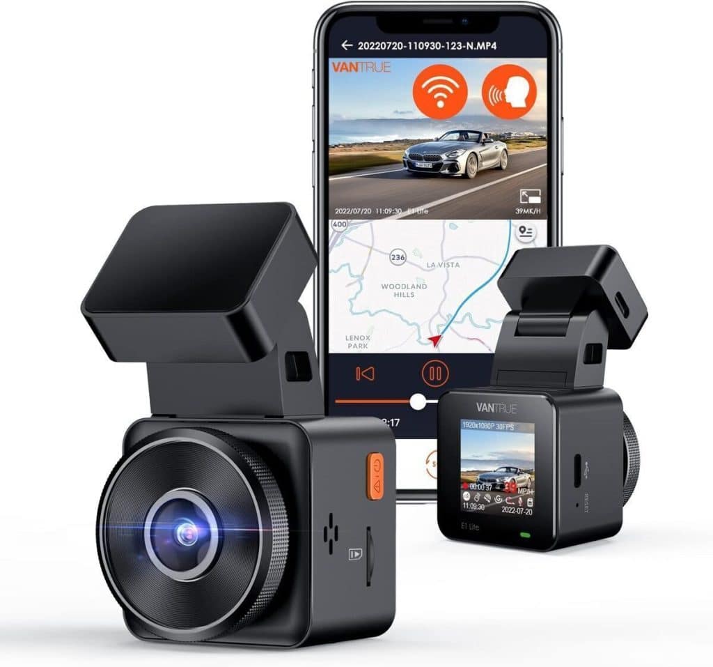 Test : dashcam Vantrue E1 Lite 1080P WiFi avec HDR et GPS