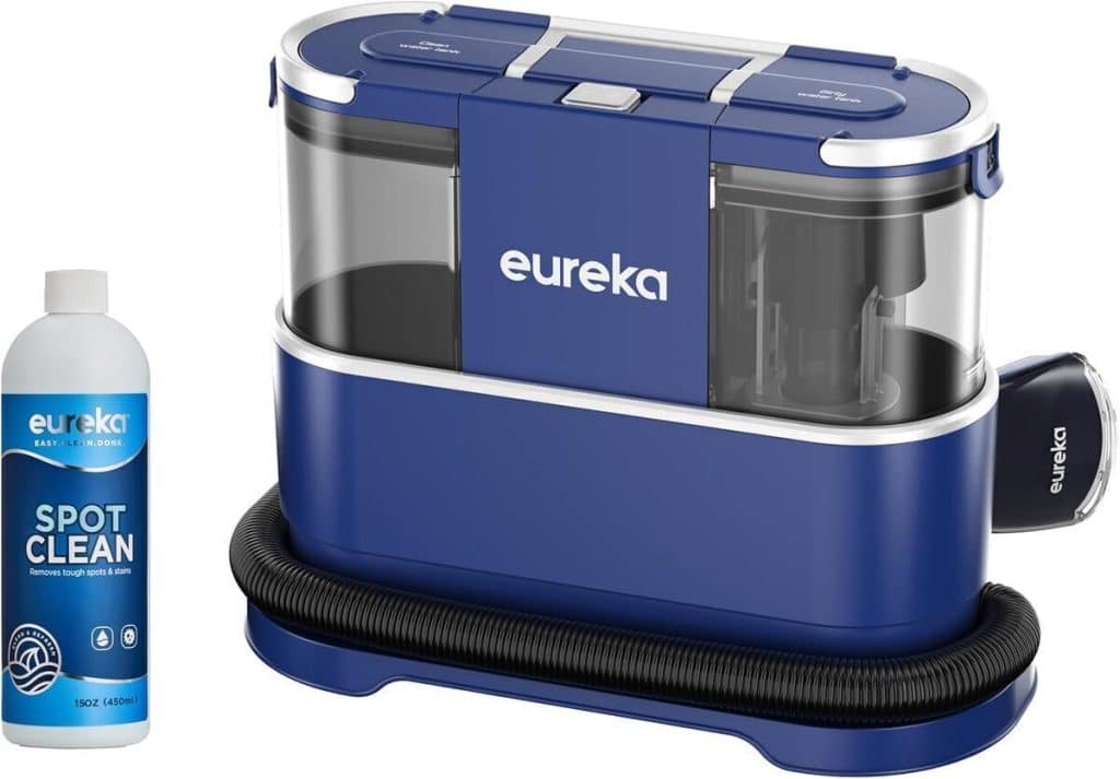 Test du nettoyeur de canapé Eureka NEY100 : performance puissante à 12500Pa