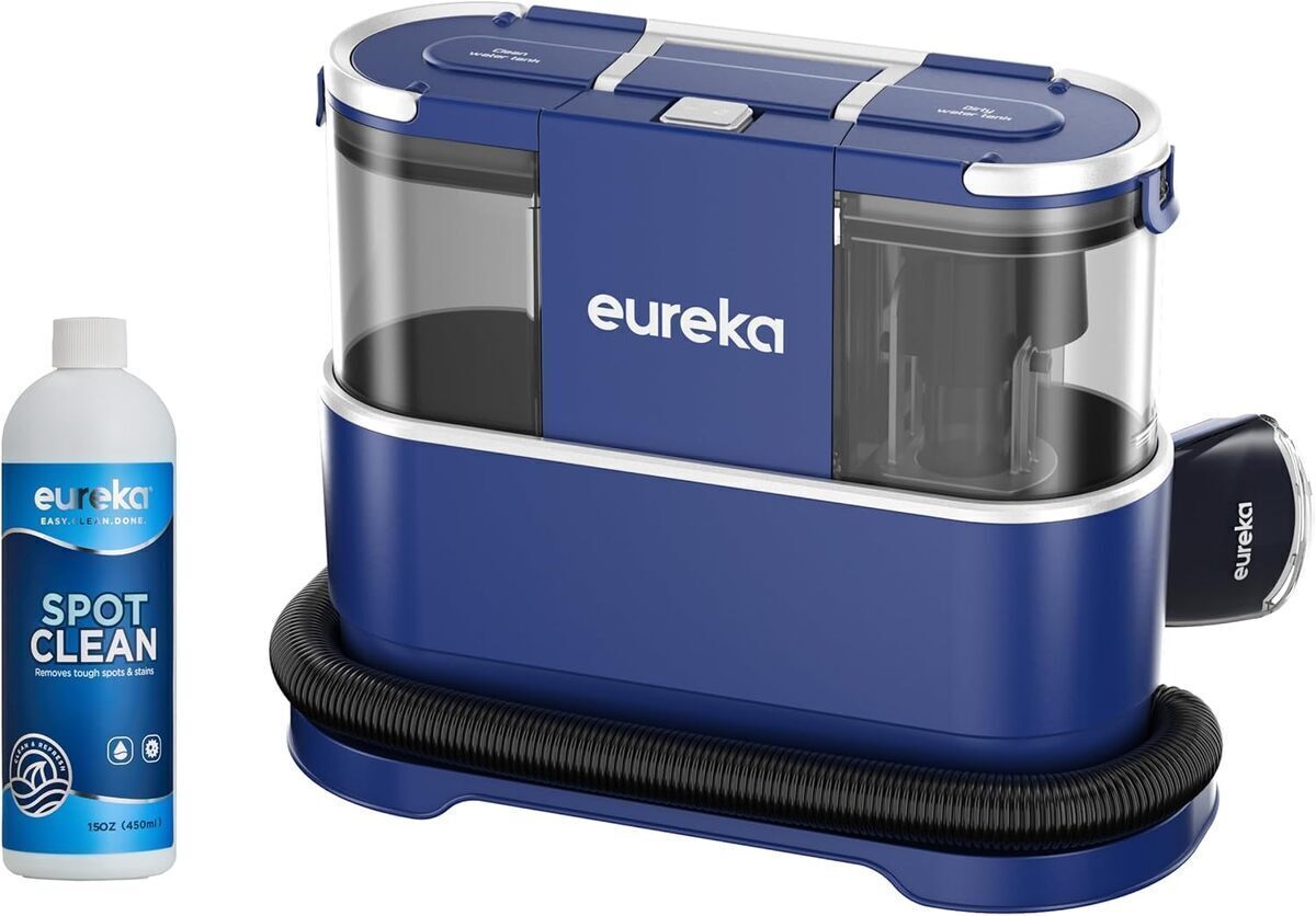 Test du nettoyeur de canapé Eureka NEY100 : performance puissante à 12500Pa