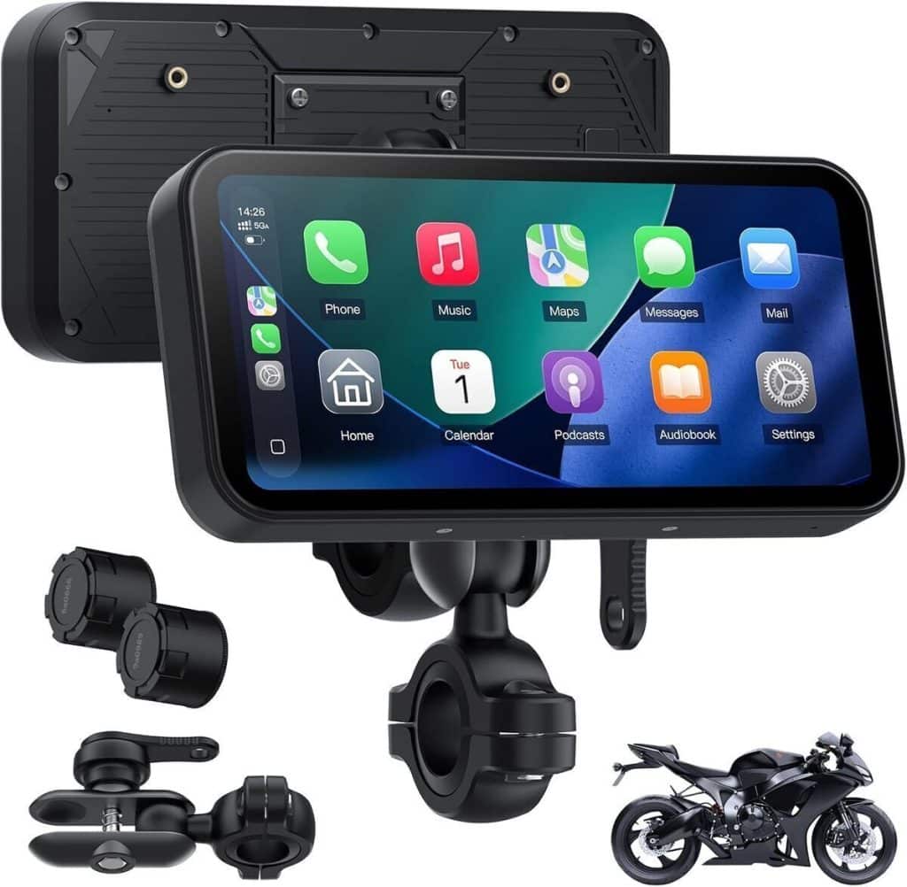 Test écran moto A622 : carPlay sans fil, étanche et polyvalent