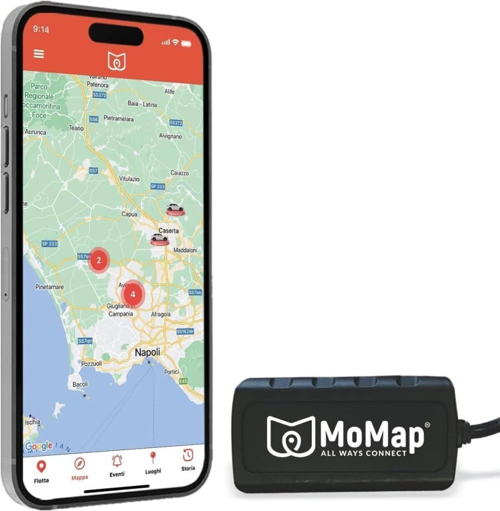 Test du MoMap Start 4G : tracker GPS intelligent pour voiture et moto