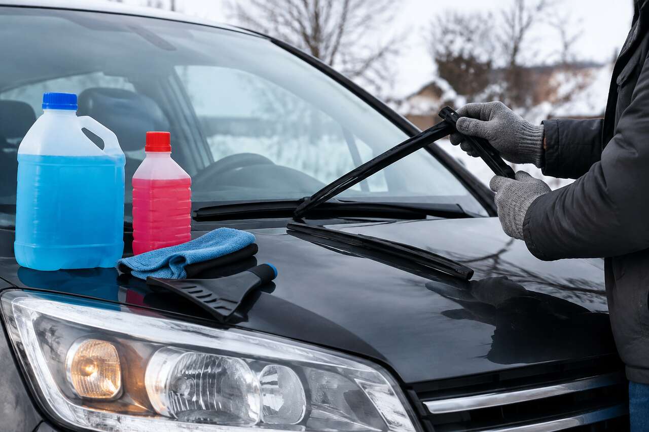 Visibilit&eacute;: &eacute;clairage, pare-brise, essuie-glaces et liquides grand froid