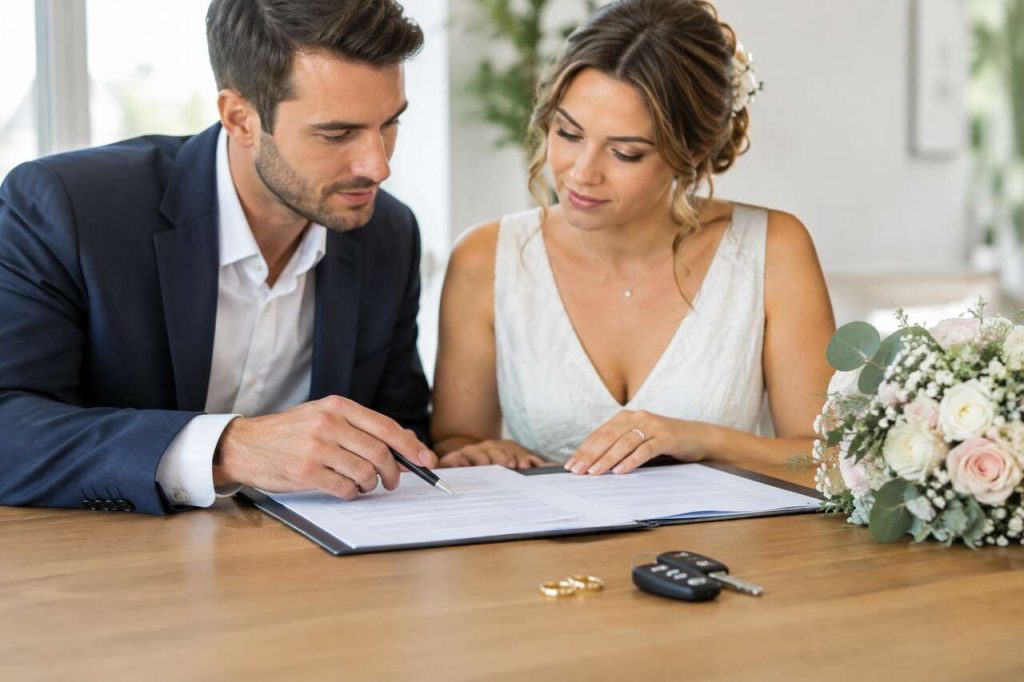 Mariage : procédure pour le certificat d'immatriculation