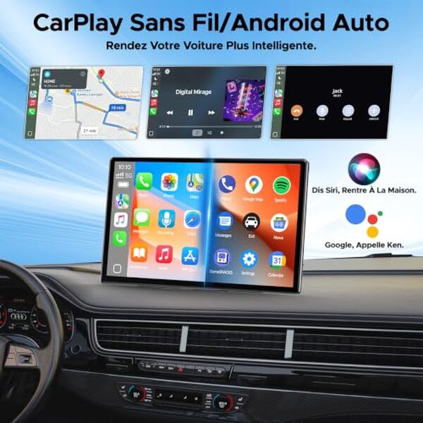 Découvrez notre test détaillé de l'écran Carplay sans fil Lamtto 9 pouces : polyvalence, connectivité et performances pour votre voiture.