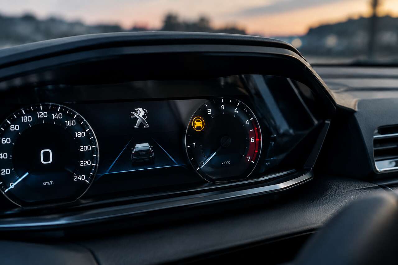 Cas particulier: voyant orange rond avec une voiture dedans sur peugeot Cas particulier: voyant orange rond avec une voiture dedans sur peugeot