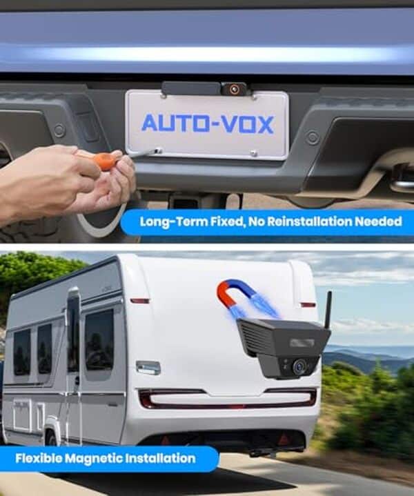 Découvrez notre test détaillé de la caméra de recul sans fil solaire AUTO-VOX à double vue : performances, installation et avis utilisateur.