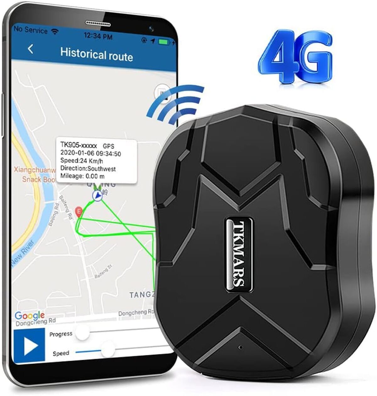 Test du traceur GPS TK905B : 10000 mAh et 80 jours de veille